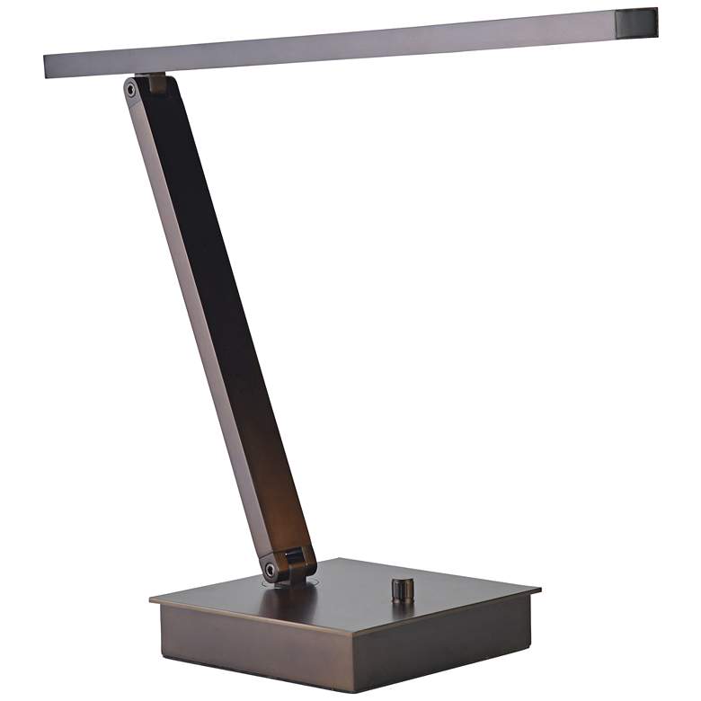 TaskWerx Bronze Adjustable Linear LED Task Desk Lamp - #1N717 | Lamps Plus