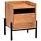 Tasman 15 3/4" Wide Natural Brown Wood 2-Shelf End Table