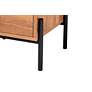Tasman 15 3/4" Wide Natural Brown Wood 2-Shelf End Table