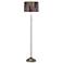 Tassels Brushed Nickel Pull Chain Floor Lamp