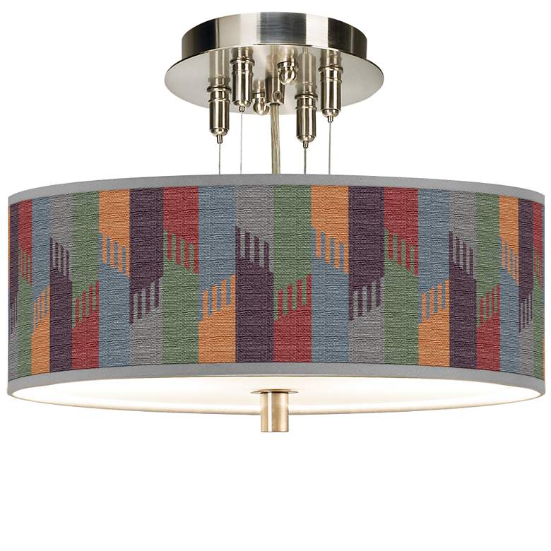 Image 1 Tassels Giclee 14" Wide Ceiling Light