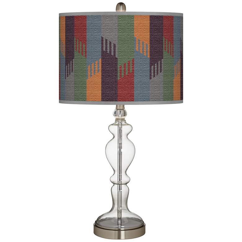 Image 1 Tassels Giclee Apothecary Clear Glass Table Lamp