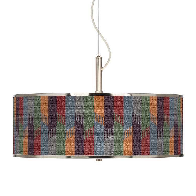 Image 1 Tassels Giclee Glow 20" Wide Pendant Light