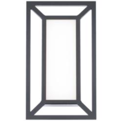 Tate 14&quot;H x 8&quot;W 1-Light Outdoor Wall Light in Black