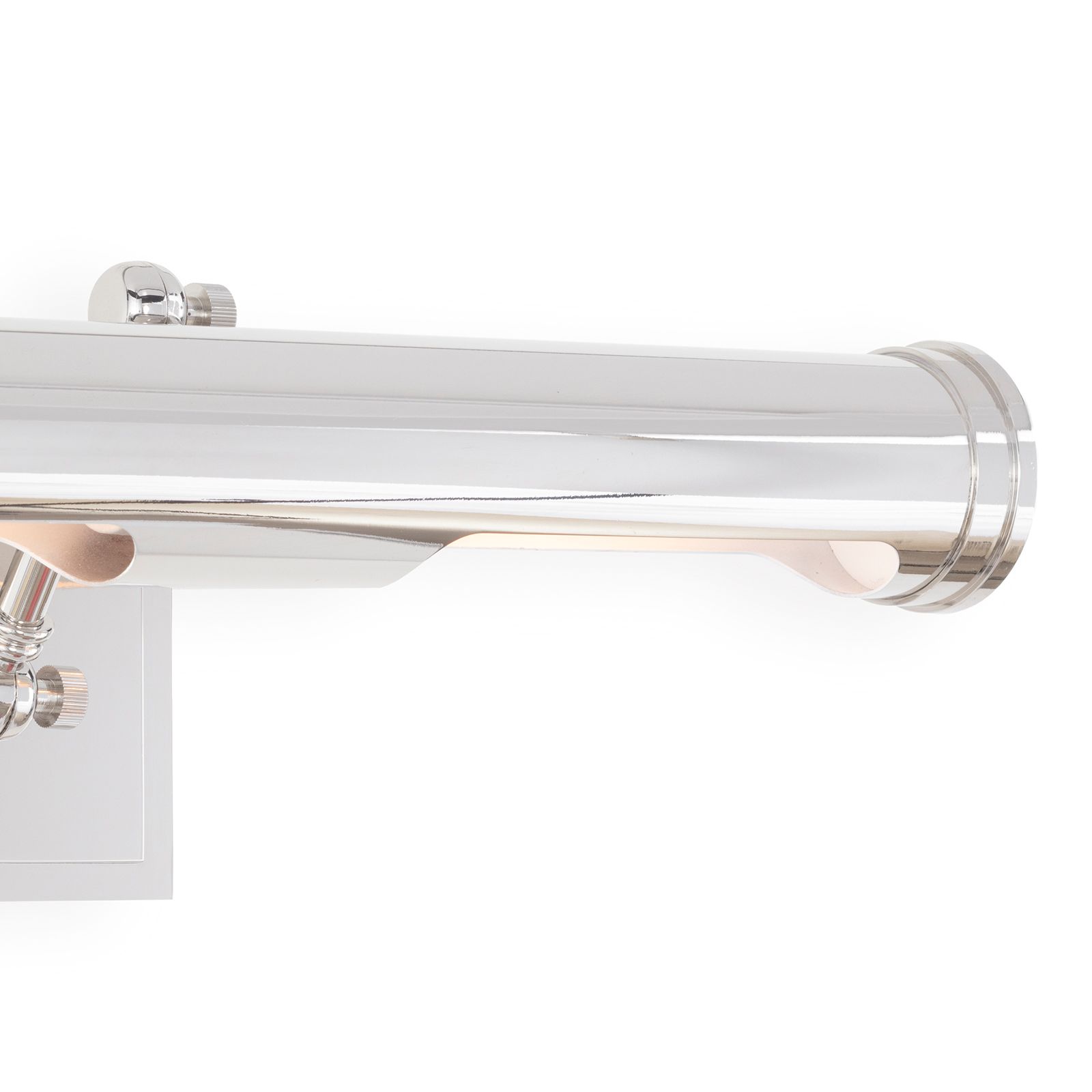 Image 4 Tate 18" Wide Polished Nickel Direct Wire Picture Light more views