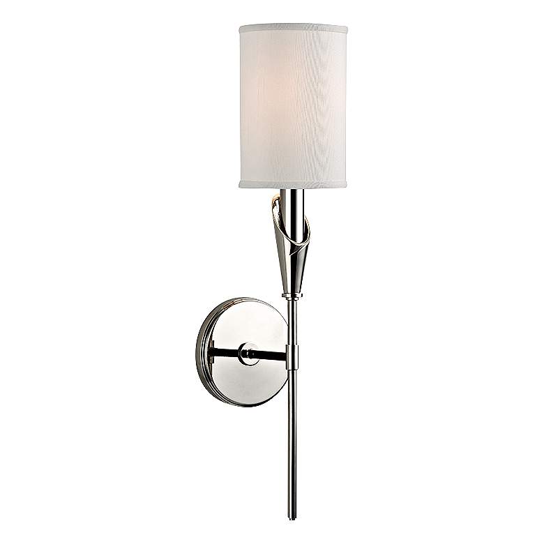 Image 1 Tate 19 3/4" High Polished Nickel Wall Sconce