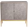 Tate 2-Door Gray Wood Modern Accent Chest