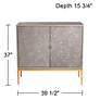 Tate 2-Door Gray Wood Modern Accent Chest