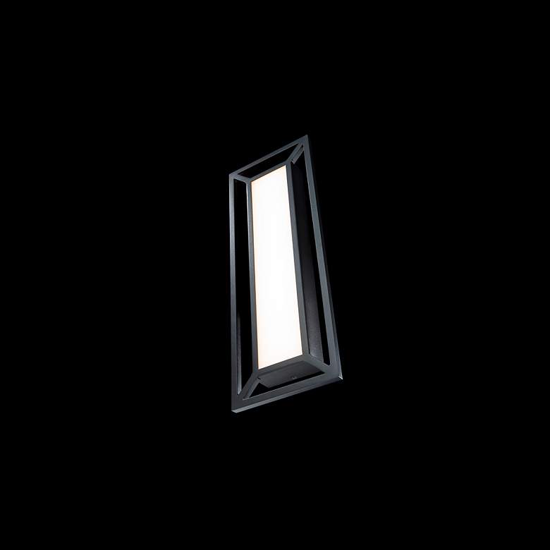 Image 3 Tate 22"H x 8"W 1-Light Outdoor Wall Light in Black more views
