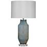 Tate 30" Modern Styled Blue Table Lamp