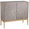 Tate 39 1/2" Wide 2-Door Gray Wood Modern Accent Chest