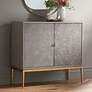 Thumbnail1 of Tate 39 1/2" Wide 2-Door Gray Wood Modern Accent Chest