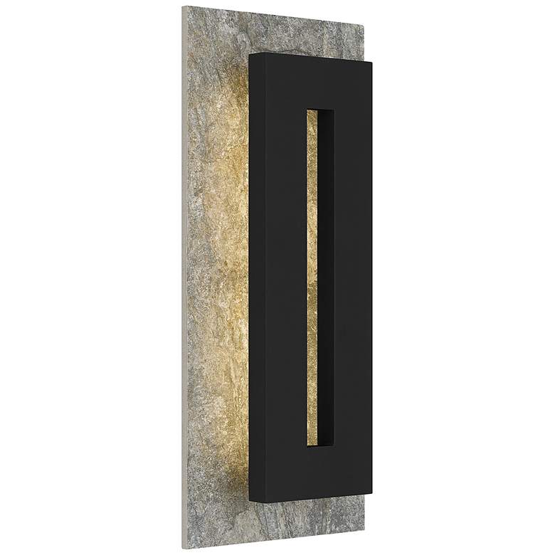 Image 2 Tate Black Outdoor Wall Lantern