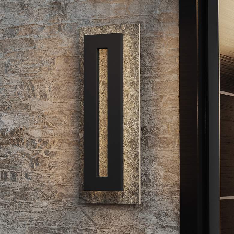Image 1 Tate Black Outdoor Wall Lantern