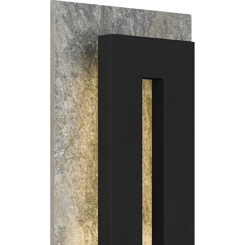 Image 7 Tate Black Outdoor Wall Lantern more views