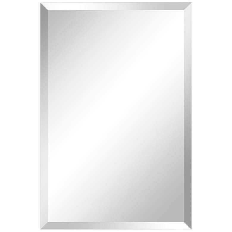 Image 2 Tate Frameless Beveled 20 inch x 30 inch Rectangular Wall Mirror