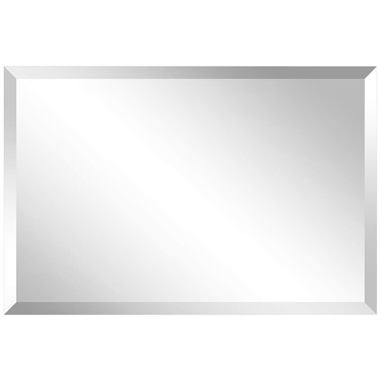 Image 5 Tate Frameless Beveled 20 inch x 30 inch Rectangular Wall Mirror more views