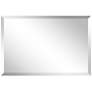 Tate Frameless Beveled 20" x 30" Rectangular Wall Mirror