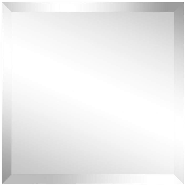 Image 1 Tate Frameless Beveled Prism 24 inch Square Wall Mirror