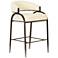 Tatum 27 1/4" Cream Performance Vegan Leather Counter Stool