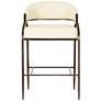 3_Tatum 27 1/4" Cream Performance Vegan Leather Counter Stool more views