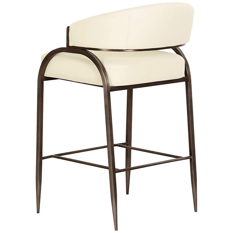 Image 4 Tatum 27 1/4" Cream Performance Vegan Leather Counter Stool more views