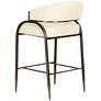 4_Tatum 27 1/4" Cream Performance Vegan Leather Counter Stool more views