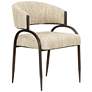 1_Tatum Cream Textured Performance Boucle Dining Chair