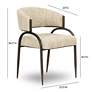 5_Tatum Cream Textured Performance Boucle Dining Chair more views