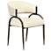 Tatum Cream Vegan Leather 2-Tone Dining Chair