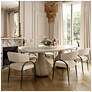 2_Tatum Cream Vegan Leather 2-Tone Dining Chair more views
