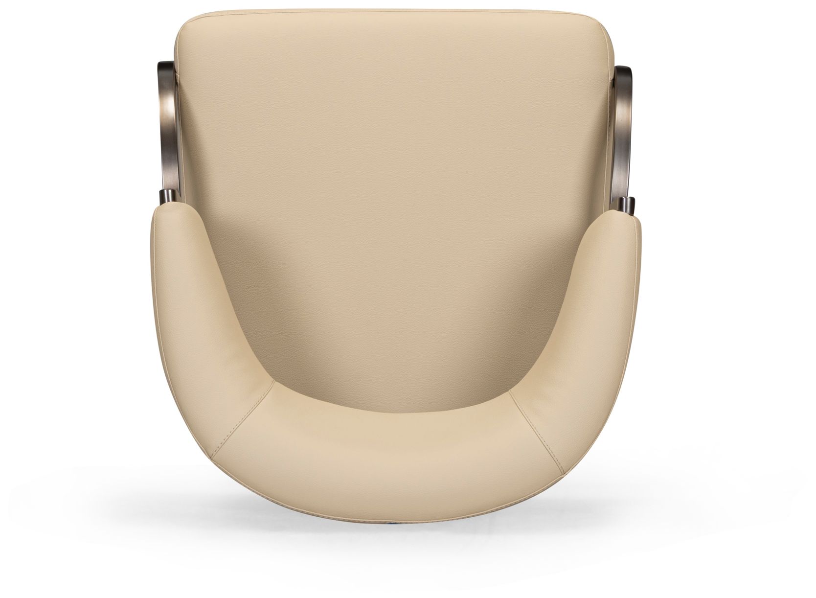 Image 7 Tatum Taupe Performance Vegan Leather Dining Chair more views