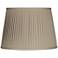 Taupe Drum Knife Pleat Shade 13x16x10 (Spider)