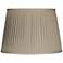 Taupe Drum Knife Pleat Shade 14x17x11 (Spider)