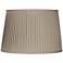 Taupe Drum Knife Pleat Shade 15x18x12 (Spider)