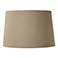 Taupe Fabric Drum Lamp Shade 13x15x10 (Spider)
