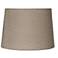 Taupe Horizontal Wave Pleated Shade 12x14x10 (Spider)