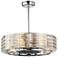 Taurus 6-Light Fan D'Lier in Polished Chrome