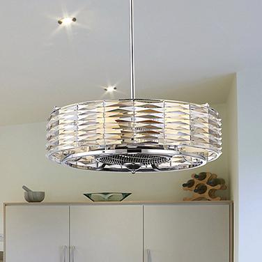 Taurus 6-Light Fan D'Lier in Polished Chrome