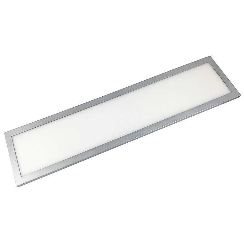 Image 1 Tavo 18 inch Wide Silver Plug-In LED Under Cabinet Light