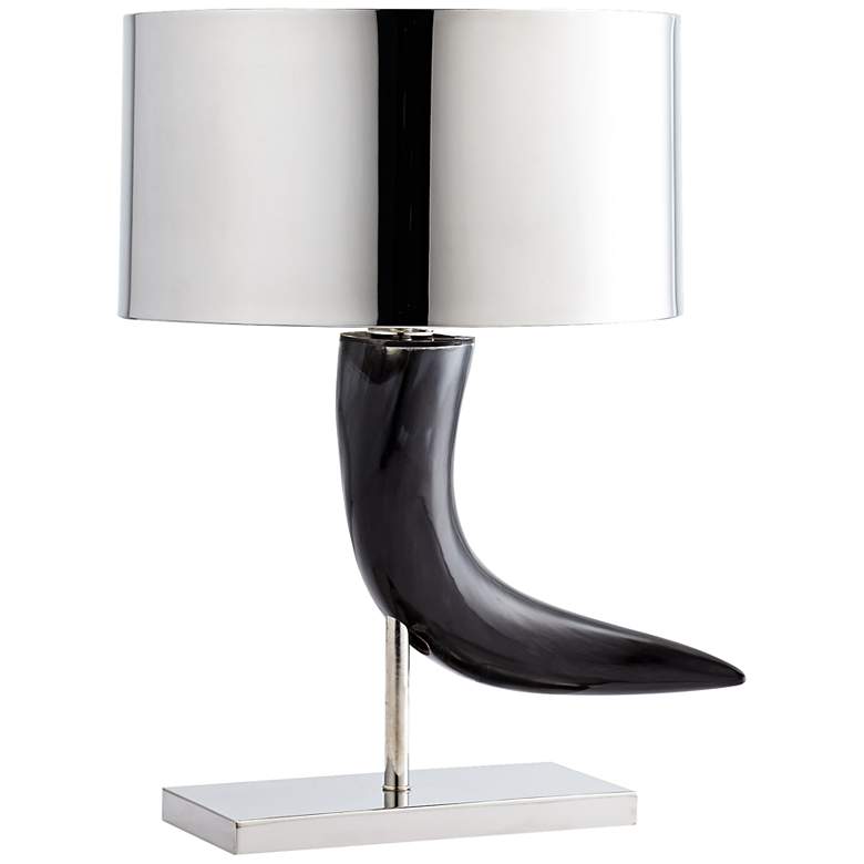 Image 1 Tavreau Nickel Horn Table Lamp