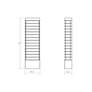 2_Tawa 21" High Textured White LED Sconce more views