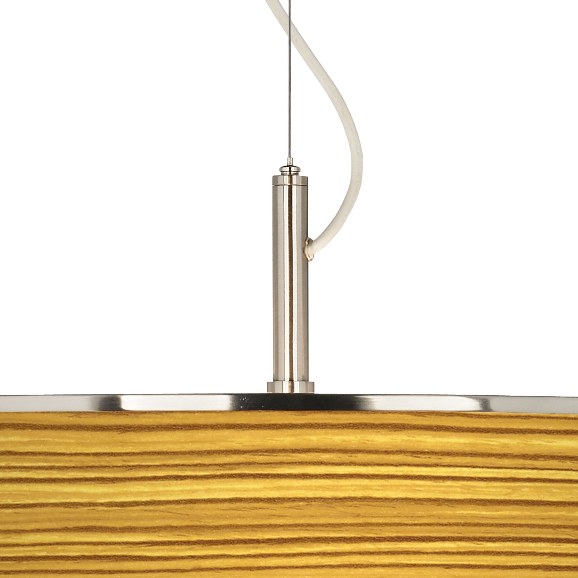 Tawny Zebrawood Giclee Glow 20" Wide Pendant Light Image 2