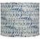 Tay Day Blue and White Drum Lamp Shade 14x16x13 (Spider)