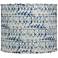 Tay Day Blue and White Drum Lamp Shade 16x16x13 (Uno)
