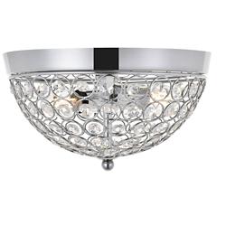 Taye 2 Lt Chrome Flush Mount