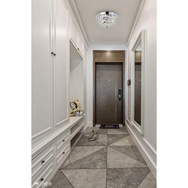 Image 3 Taye 2 Lt Chrome Flush Mount more views