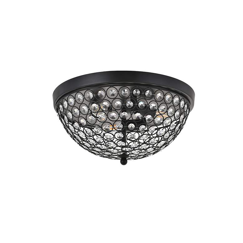 Image 6 Taye 3 Lt Matte Black Flush Mount more views