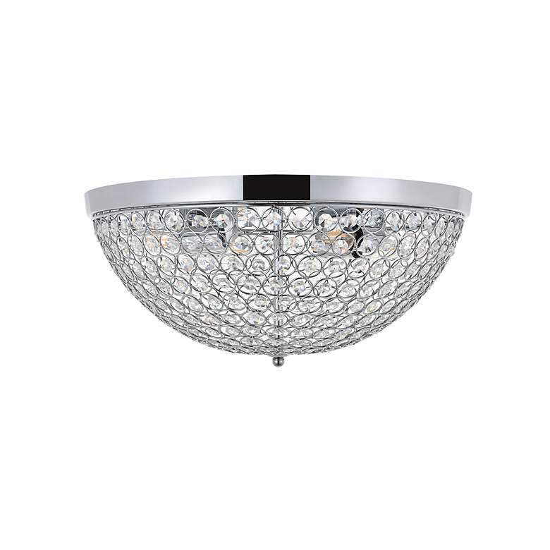 Image 4 Taye 4 Lt Chrome Flush Mount more views