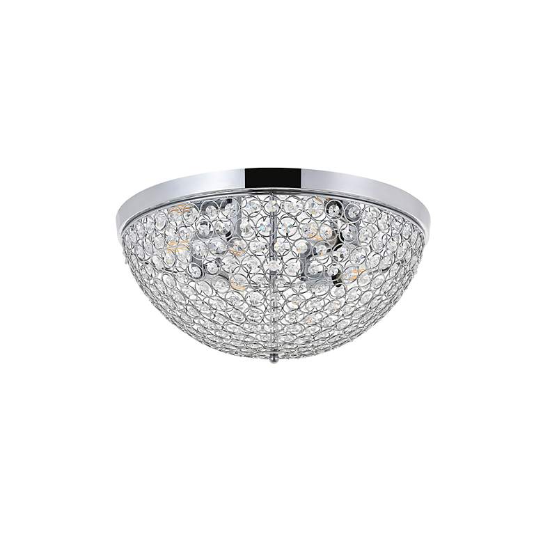 Image 6 Taye 4 Lt Chrome Flush Mount more views